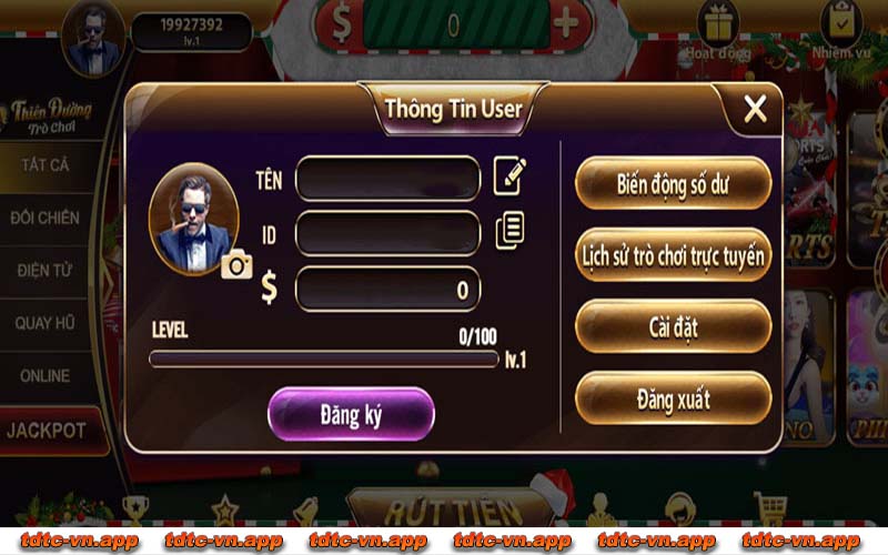 Thông tin cơ bản để đăng ký và tham gia TDTC